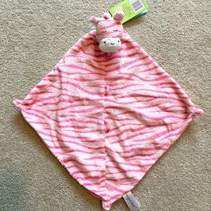 NWT Angel Dear pink zebra lovey